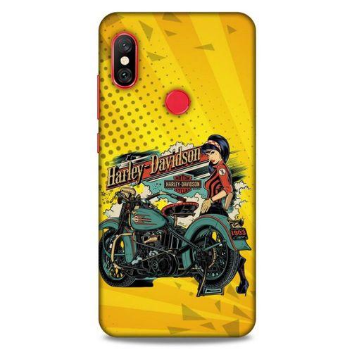 Xiaomi Redmi Note 6 Pro Uyumlu Kılıf Motorsiklet (44) Tough Armor Kılıf Harley