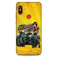 Xiaomi Redmi Note 6 Pro Uyumlu Kılıf Motorsiklet (44) Tough Armor Kılıf Harley