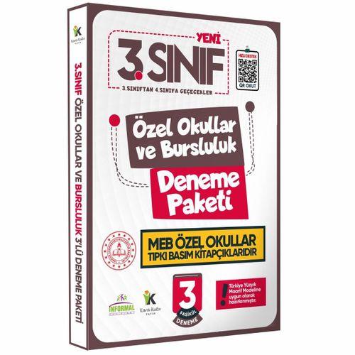 3 Sınıf Özel Okullar ve Bursluluk Hazırlık MEB Tıpkı Basım Deneme 3lü Fasikül SETİ