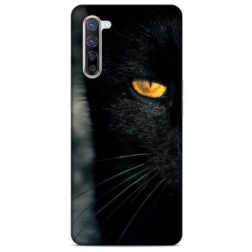 Lopard Oppo Reno 3 Pro 5g Uyumlu Kılıf Kediler (42) Rugged Armor Kılıf Siyah Kedi