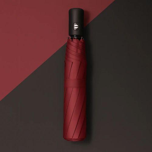 Bordo Kılıflı Otomatik Kompakt Şemsiye