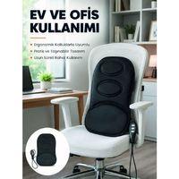 Ev Ve Araç İçin Masaj Minderi Modlu Isıtmalı Titreşimli Koltuk Masaj Pedi