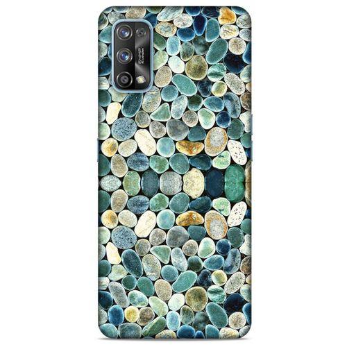 Oppo Realme 7 Pro Kılıf Baskılı Özel Seri Taşlı (48) Bumper Kılıf