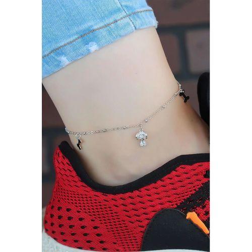 Zirkon Taşlı Silver Renk Kaplama Hal Hal
