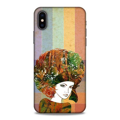 Lopard Apple iPhone XS Uyumlu Kılıf Sürreal Yüzler ♀ (33) Hybrid Kılıf Baskılı