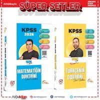 Doktrin Yayınları 2026 KPSS Matematik ve Türkçe Soru Bankası Seti 2 Kitap