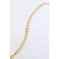 Taşlı Xuping Bileklik - Altın