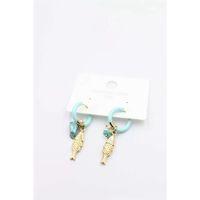 Balık Küpe - Turkuaz