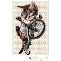 Cat Kedi Bisiklet Şov Puzzle 240 Parça Yapboz