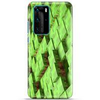 Lopard Huawei P40 Pro Uyumlu Kılıf PiXel (4) Koruma Kılıfı Koyu Yeşil