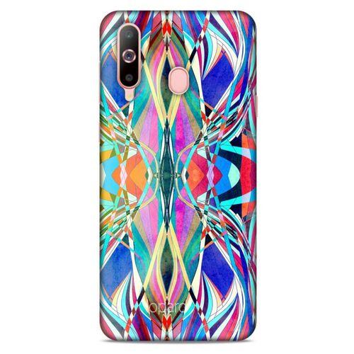 Samsung Galaxy A60 Kılıf Pastel Renkler (27) Tasarımlı Kılıf Karışık Renkli