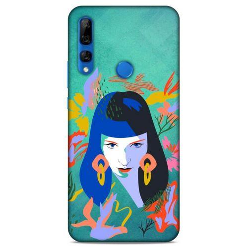 Lopard Huawei Y9 Prime 2019 Uyumlu Kılıf Sürreal Yüzler ♀ (12) Koruyucu Silikon Desenli