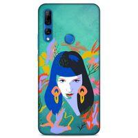 Lopard Huawei Y9 Prime 2019 Uyumlu Kılıf Sürreal Yüzler ♀ (12) Koruyucu Silikon Desenli