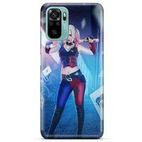 Xiaomi Redmi Note 10 5G Uyumlu Kılıf Harley Quinn (31) TPU Kılıf Lavanta mavisi