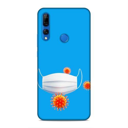 Huawei Y9 Prime 2019 Kılıf Maske Ve Virusler Arka Kapak Silikon Koruma Full Koruyucu