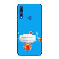 Huawei Y9 Prime 2019 Kılıf Maske Ve Virusler Arka Kapak Silikon Koruma Full Koruyucu