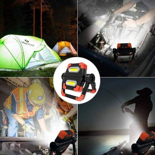 Bright Yd-858a Cob Led Projektör Pilli El Feneri