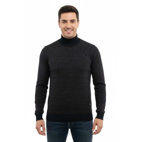 Erkek Yarım Balıkçı Kazak Çelik Örgü Regular Kalıp 5206B BGL-ST04853