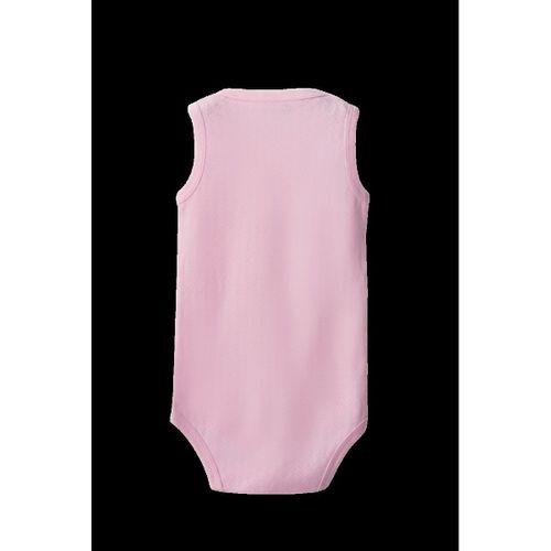 Pembe Askılı Body Zıbın 7-12 YAŞ Çocuklar İçin (1 ADET) Alttan Çıtçıtlı Özel Gereksinimli-D