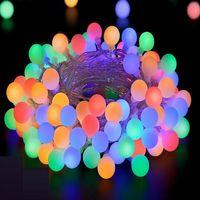 VIP PROFESYONEL 50 METRE RENKLİ TOP LED IŞIK ULTRA PARLAK LED IŞIK YILBAŞI AĞACI IŞIĞI DIŞ MEKAN