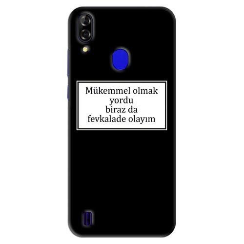 Reeder P13 Blue Kılıf HD Yazı Baskılı Silikon Arka Kapak - Yazı 12