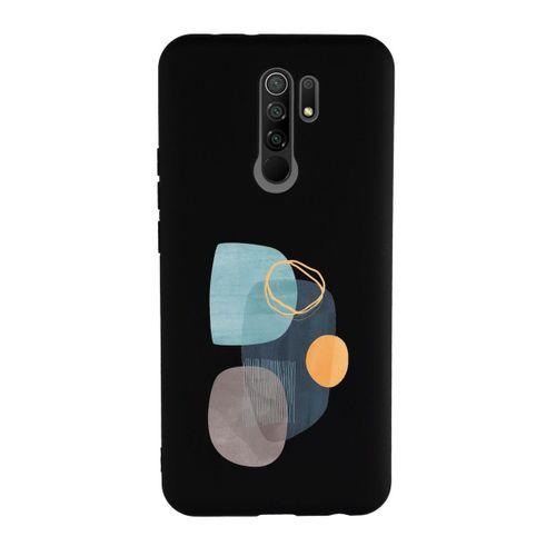 Xiaomi Redmi 9 Uyumlu Wall Art Desenli Premium Silikonlu Lansman Telefon Kılıfı