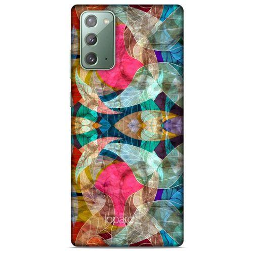 Samsung Galaxy Note 20 Kılıf Pastel Renkler (10) Full Koruma Kılıfı Fuşya Yeşil