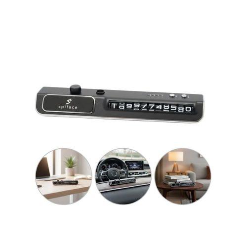 Led Işıklı Araç Ön Cam Telefon Numarası Gösterme Atı + 3 Seviyeli Hava Nemlendirici