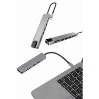 Çevirici Dönüştürücü Adaptör Macbook 3 In 1 Type-c To Hdmı Usb 3.0