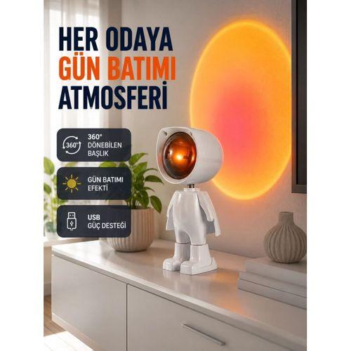 Loş Işıklı Şarjlı Ortam Lambası – Kompakt Ve Portatif Yeni Nesil