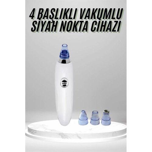 4 Başlıklı Pilli Vakumlu Siyah Nokta Temizleyici Akne Ve Sivilce Önleyici