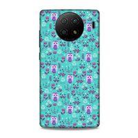 Lopard Xiaomi Redmi Note 9 5g Uyumlu Kılıf Baykuşlar (39) Liquid Crystal Kılıf