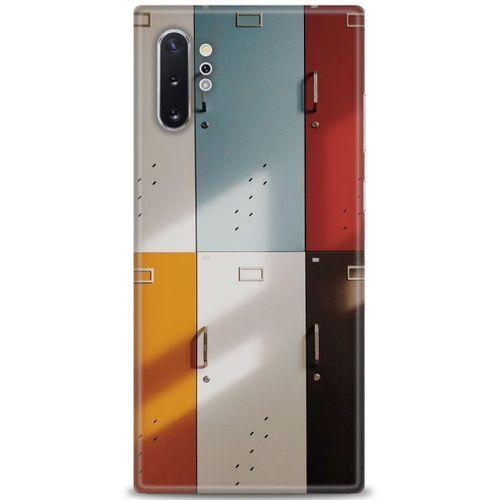 Samsung Galaxy Note 10 Plus Kılıf HD Baskılı Kılıf - Renkli Kapılar + Tam Ekran Koruyucu