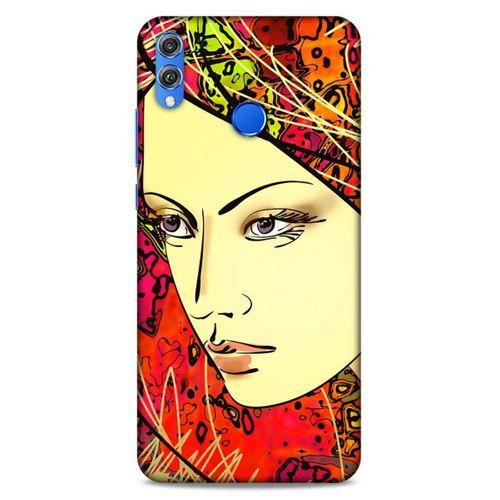Lopard Huawei Honor 8x Uyumlu Kılıf Sürreal Yüzler ♀ (31) TPU Kılıf Baskılı