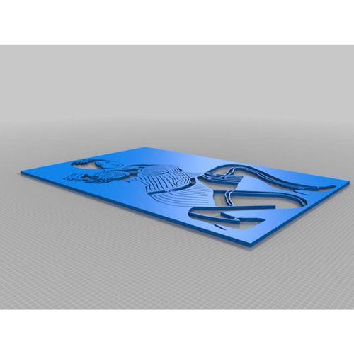 Ada Wong Şablon 2 3D Baskı (Bu ürün Sadece Plastik parçadır - Almadan Önce Soru Sorabilirsiniz)