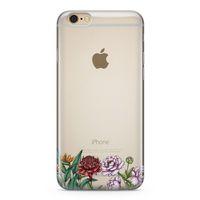 Apple iPhone 6 6s Kılıf Çiçek Üçlü Arka Kapak Koruma Desenli Full Koruyucu