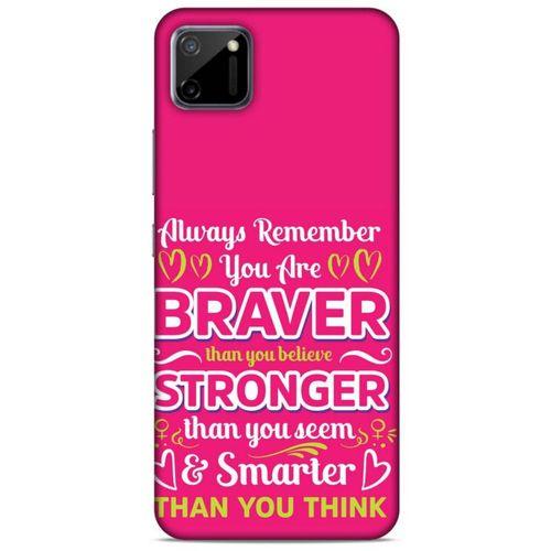 Realme C11 Uyumlu Kılıf Pembe Delisi (50) Shockproof Kılıf Writing