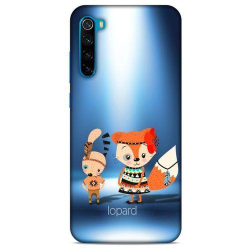 Xiaomi Redmi Note 8T Kılıf FunnyMaX (1) Kılıfı Mavi Beyaz