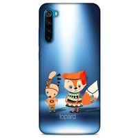 Xiaomi Redmi Note 8T Kılıf FunnyMaX (1) Kılıfı Mavi Beyaz