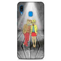 Samsung Galaxy A30 Kılıf FunnyMaX (35) Fit Design Kılıf Gri