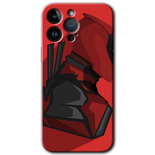 iPhone 14 Pro HD Baskılı Kılıf + 9D Tam Ekran Koruyucu - DeadPool
