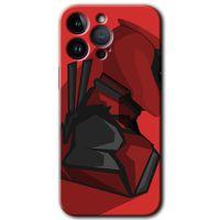 iPhone 14 Pro HD Baskılı Kılıf + 9D Tam Ekran Koruyucu - DeadPool
