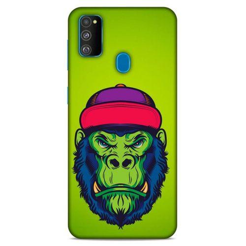 Lopard Samsung Galaxy M30s Uyumlu Kılıf Tattoo's (46) Core Armor Kılıf Maymun Dövmesi