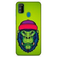 Lopard Samsung Galaxy M30s Uyumlu Kılıf Tattoo's (46) Core Armor Kılıf Maymun Dövmesi