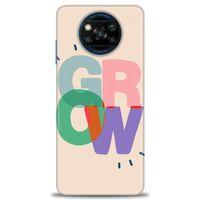 Xiaomi Poco X3 Pro Kılıf HD Baskılı Kılıf - Grow + Tam Ekran Koruyucu