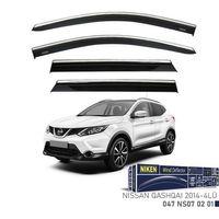 Niken Nissan Uyumlu Qashqai 2014 Ve Sonrası Kromlu Cam Rüzgarlığı