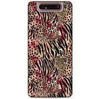 Animax Leopar Zürafa Samsung Galaxy A80 Kılıf Desenli Silikon