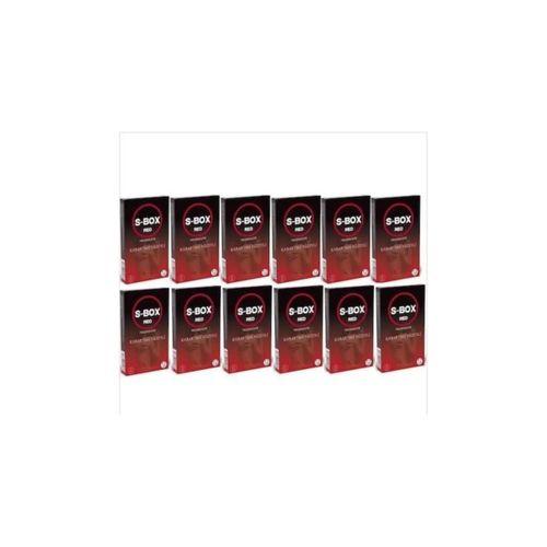 Red Kabartma Yüzeyli Prezervatif 12 Kutu Kondom