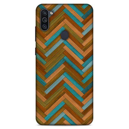 Lopard Samsung Galaxy M11 Uyumlu Kılıf Wood'X (38) Neo Hybrid Kılıf Desenli