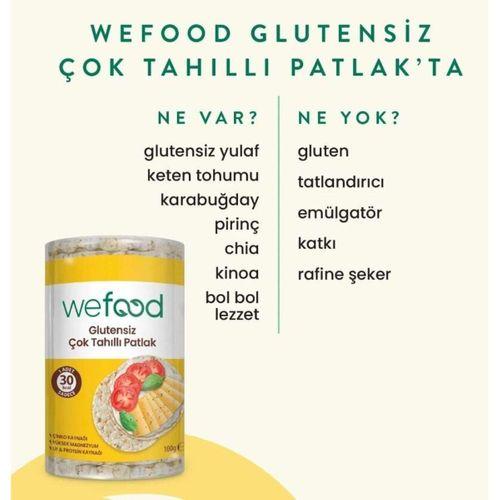 Wefood Çok Tahıllı Pirinç Patlağı 100 Gr